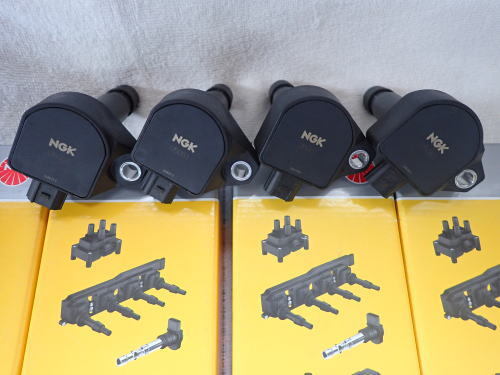 ◎100円スタート。NGKイグニッションコイル 4本セット◆ステップワゴン RK1~5 ◆スパイダーRK5~7 。拍卖