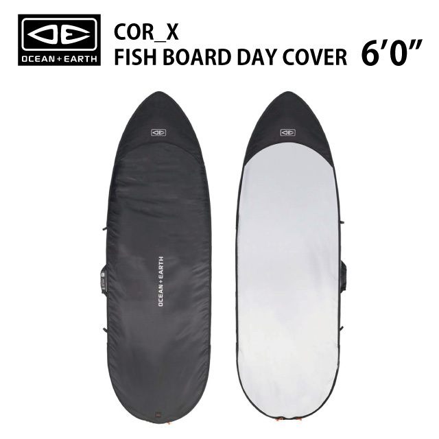 【再入荷 即決】OCEAN&EARTH COR_X FISHBOARD DAY COVER 6'0"/ファン・ミッドレングスボード/サーフィン拍卖