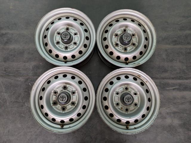 【TS】中古 チュウオウセイキ ホイール グランビア VCH22K 純正スチール 4本セット拍卖