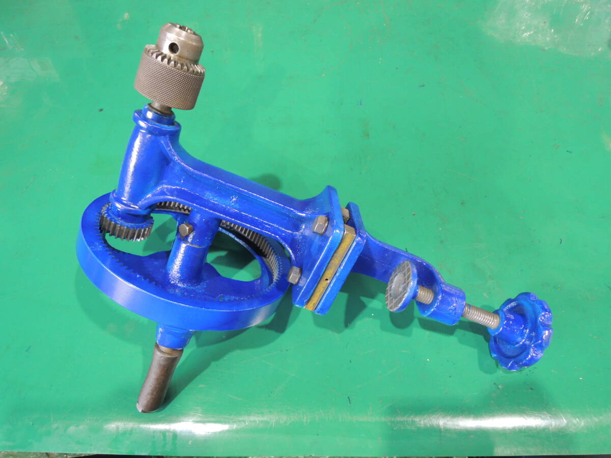 オリエンタルタッパー 再塗装品 ドリルタッパー 手廻しタッパー ドリルチャック 10㎜ 中古 工具 #979拍卖
