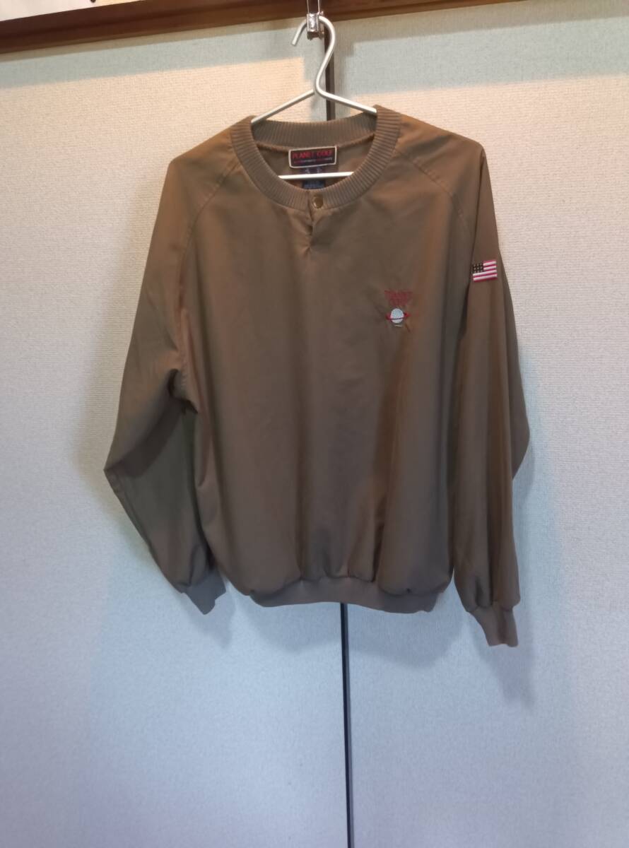 サイズS大き目■PlantGOLF■プルオーバージャケット■ブラウン系 used●送185 拍卖