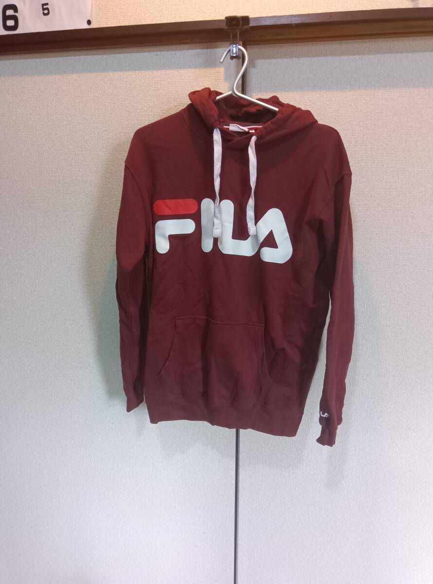 サイズS■FIlA /フィラ■スウェットパーカー●レッド USA古着拍卖
