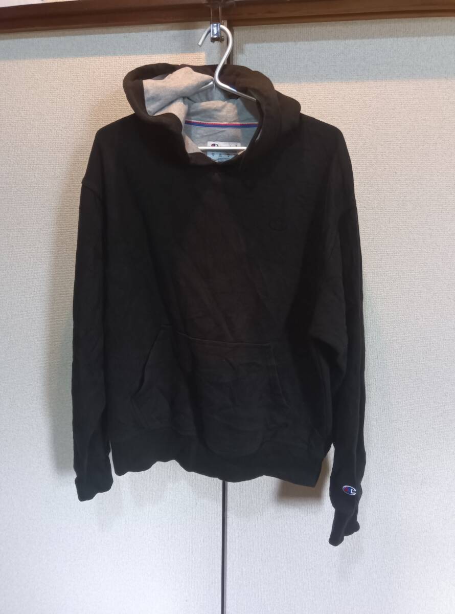 サイズM大き目■FIlA /フィラ■スウェットパーカー●ブラック USA古着拍卖