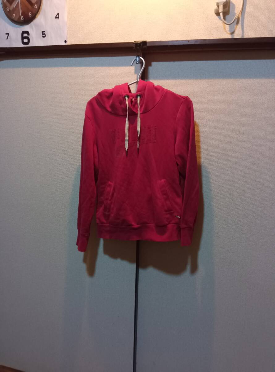 サイズM■PUMA/プーマ■フルジップパーカー●レッド used◆ 拍卖