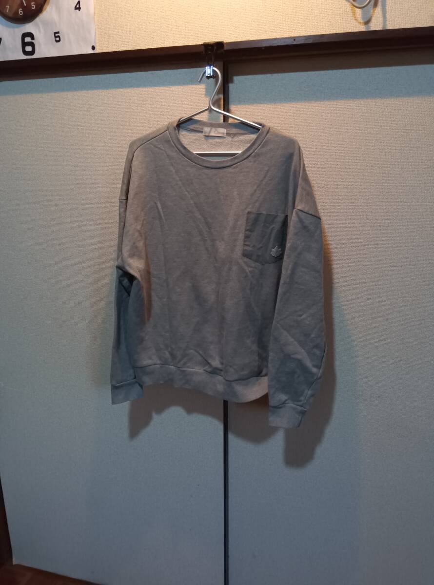 サイズLL大き目■LOGOS/ロゴス■トレーナー■グレー系● used● 拍卖