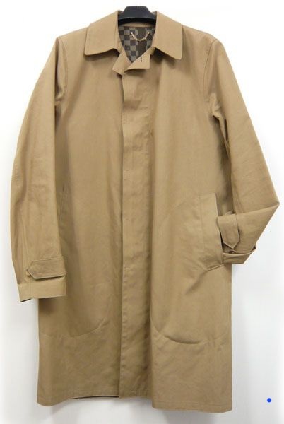 ★本物 ヴィトン 超レア★ 【ダミエ】 ★マッキントッシュ コート サイズ52 ★超希少 激レア 拍卖