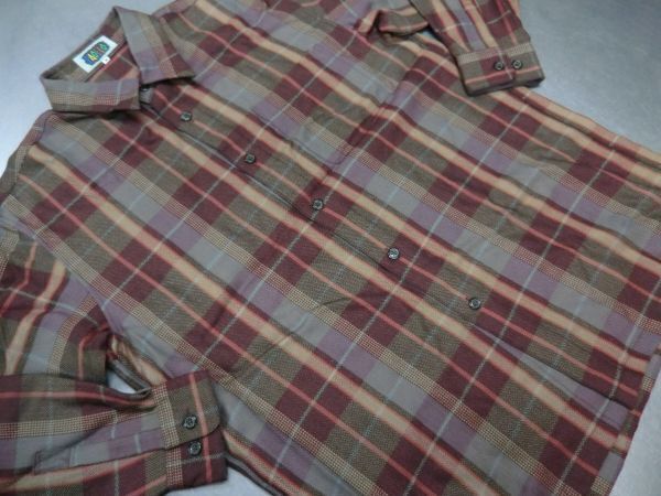 NS77N 美品 PAGELO パジェロ 長袖ウールシャツ ウール100% シャツジャケット M アンジェロ 27拍卖