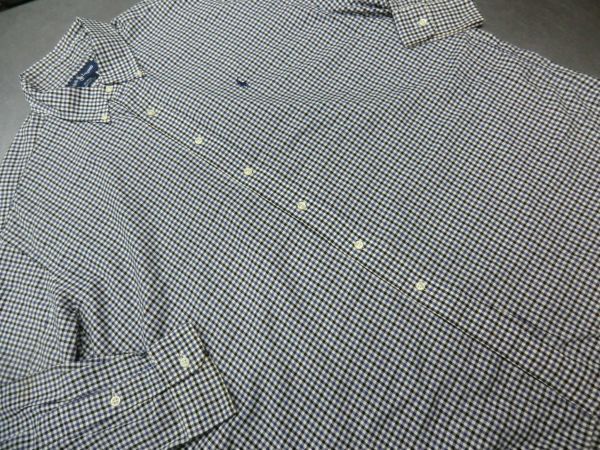 NS77N 美品 RALPH LAUREN ラルフローレン BLAKE 長袖シャツ ボタンダウンシャツ XL 大きいサイズ アメリカンサイズ 超特大拍卖