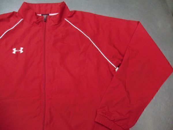 NS77N 美品 UNDER ARMOUR アンダーアーマー ナイロンジャージ ジャケット LG/ウインドブレーカー/裏地メッシュ 19-5拍卖