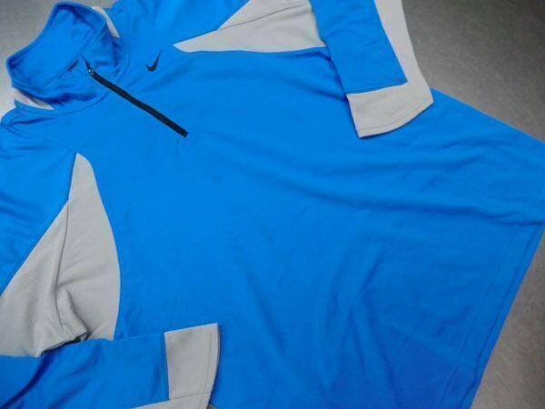 N17N NIKE ナイキ 長袖ハーフジップ トラックジャージ ジャンパー DRI-FIT L 15-0拍卖