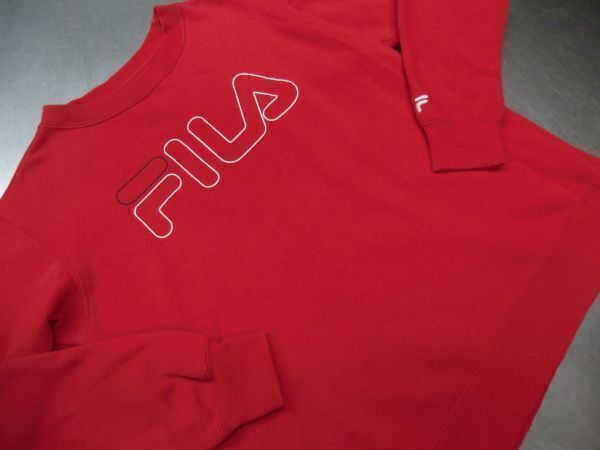 N11N 美品 FILフィラ トレーナー スウェット 長袖 裏起毛 L 99拍卖