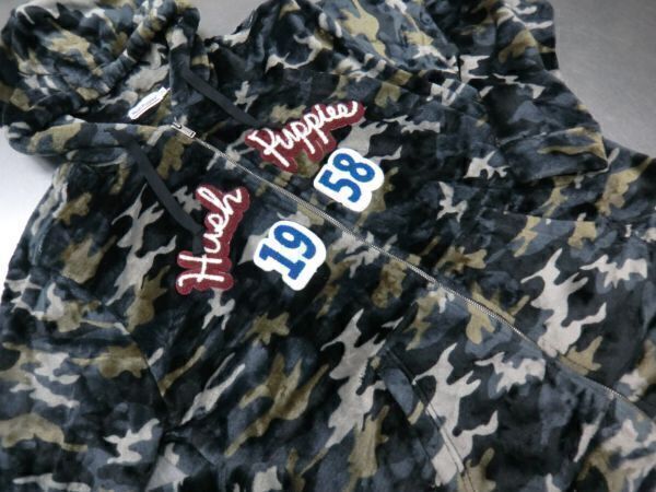 B-74N 未使用・タグなし Hush Puppies ハッシュパピー フルジップパーカー ジャケット もふもふパーカー 2L 大きいサイズ拍卖