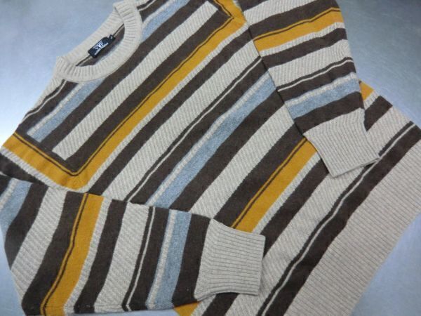 N33 美品 プレイボーイ PLAY BOY ウール混セーター L ニット 羊毛拍卖