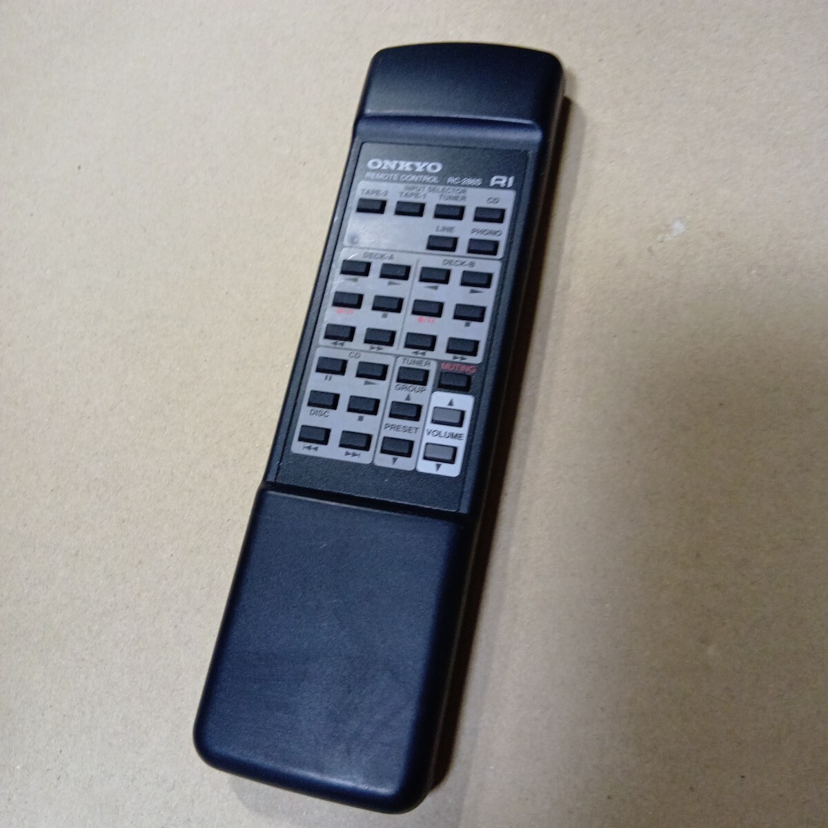 ONKYO、リモコン★RC-286S(中古品)★赤外線OK★送料込み★拍卖