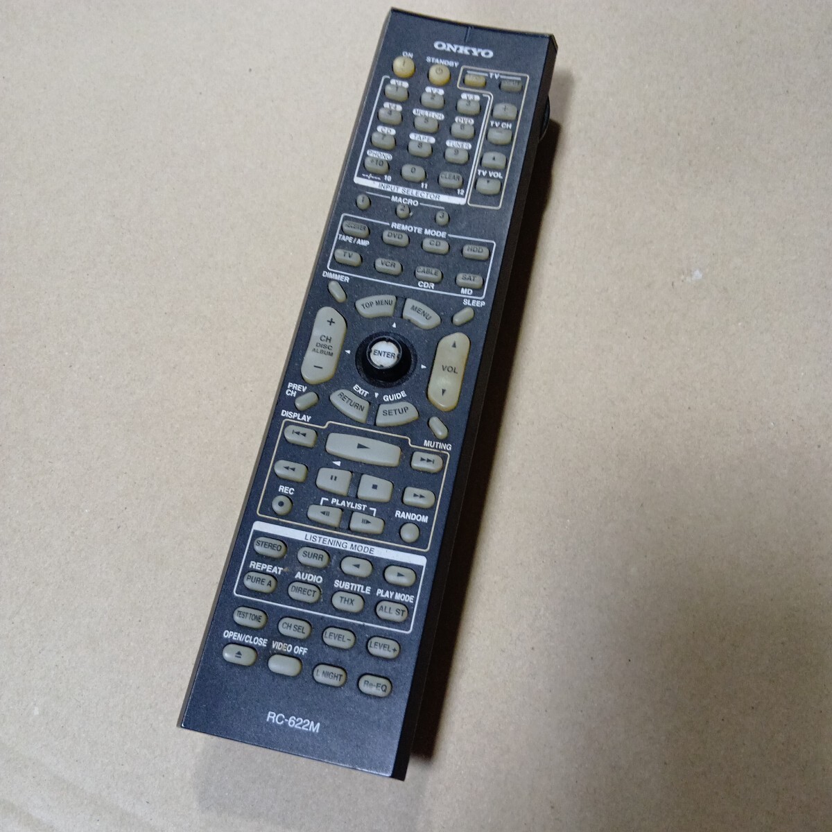 ONKYO、リモコン★RC-622M(中古品)★拍卖