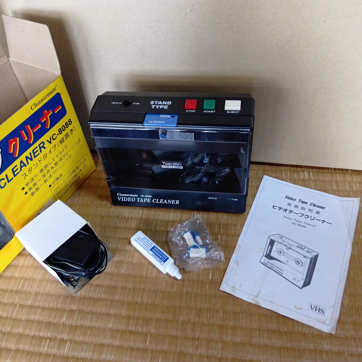 ビデオテープクリーナー★VC-8088(VHS専用)中古、作動品★送料込み★拍卖