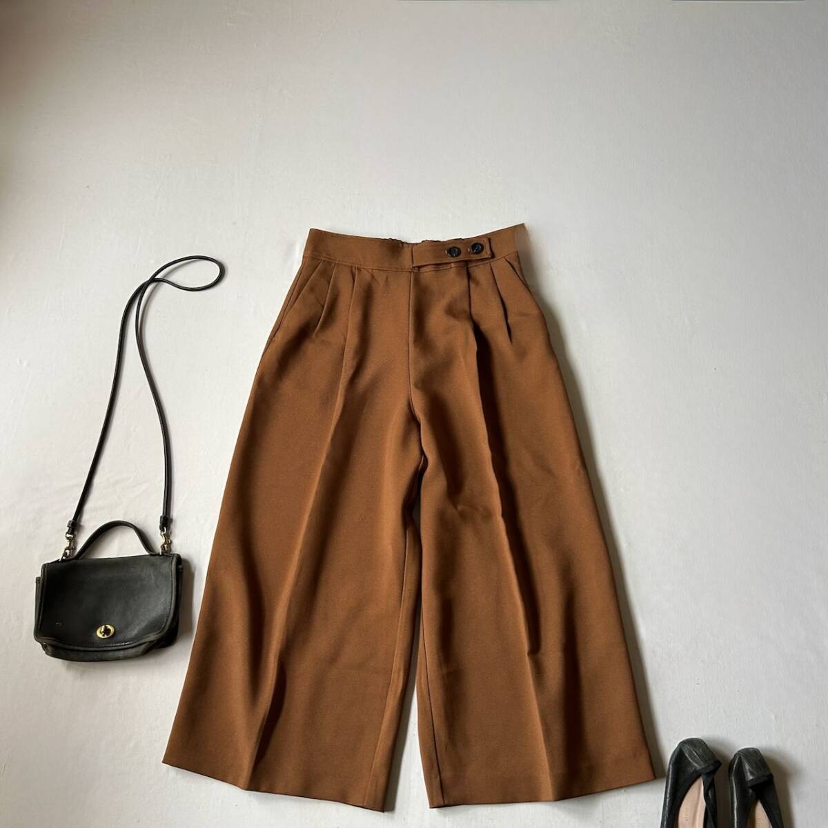 オペーク OPAQUE.CLIP 使えるワイドパンツ☆ワールド 拍卖