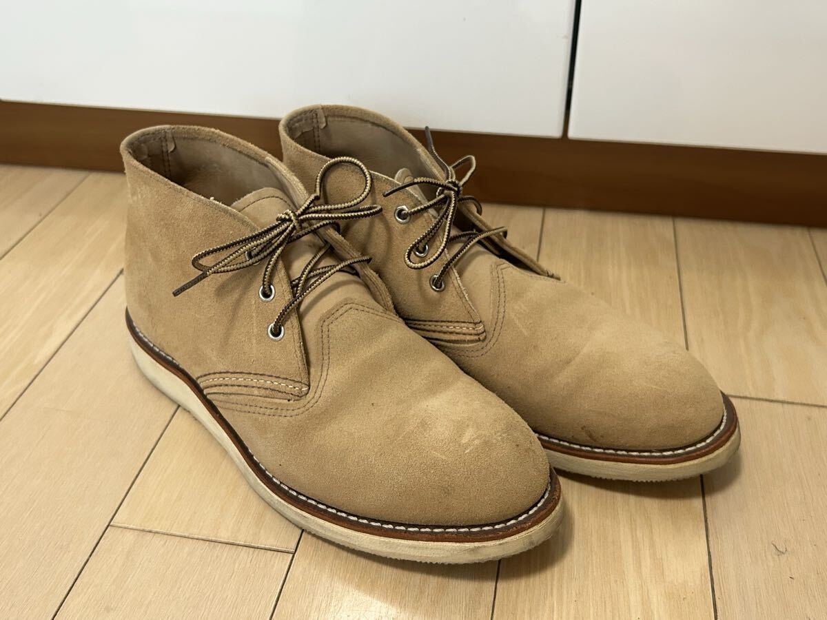 レッドウィング3143 10(28cm) REDWING スウェード チャッカブーツ拍卖