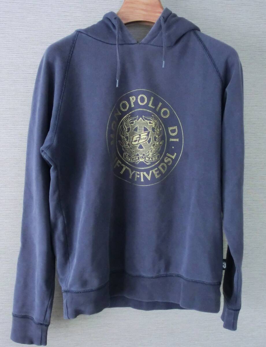 55DSL パーカー スウェット Sサイズ ネイビー DIESEL ディーゼル拍卖