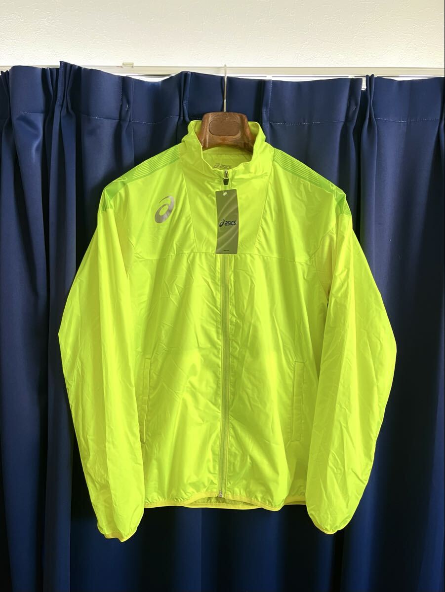 新品未使用☆定価12.650円☆asicsアシックス☆裏メッシュウィンドブレーカージャケットXSW226/WBジャケットM拍卖