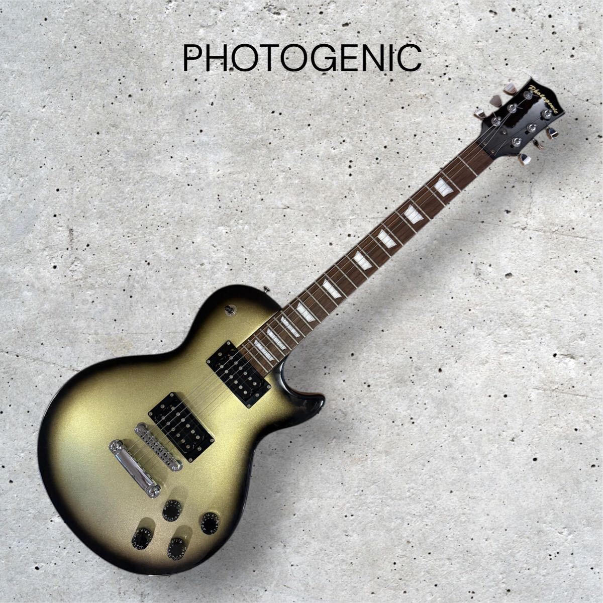 【美品】PhotoGenic フォトジェニック レスポールタイプ サンバースト拍卖