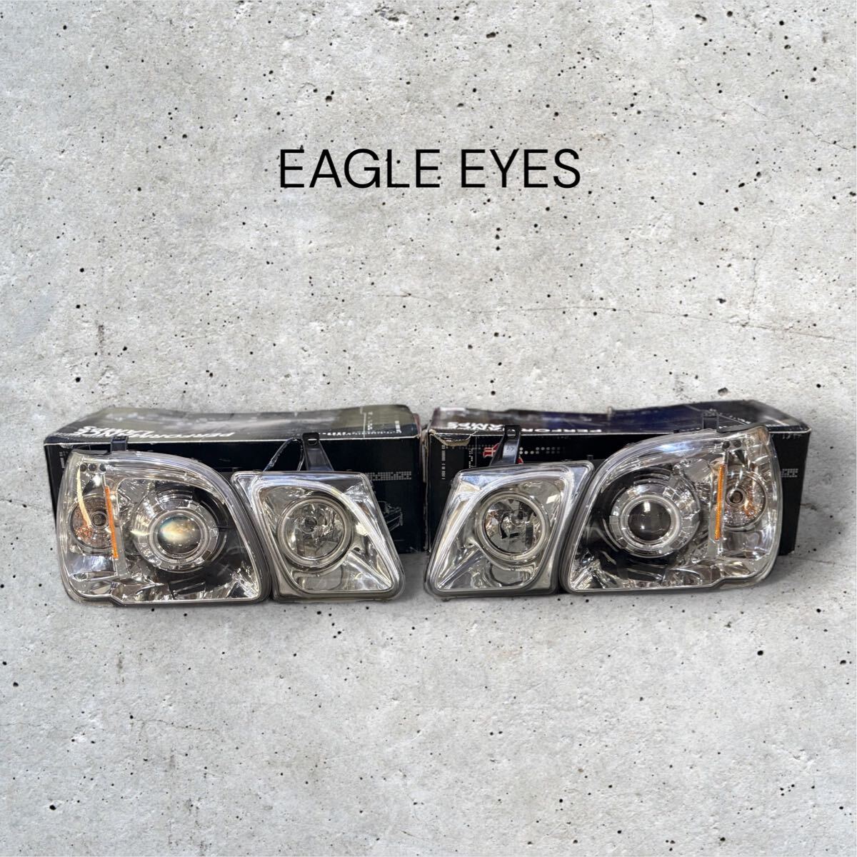 EAGLE EYES ランクル100 LX470 イカリング ヘッドライト拍卖