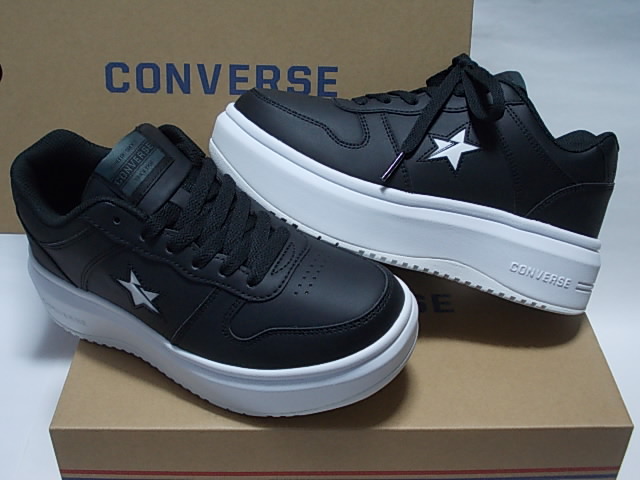 新品 厚底 コンバース NEXTAR 361 PLTS 黒白 24,5cm 1足\5450即決am21lsc拍卖