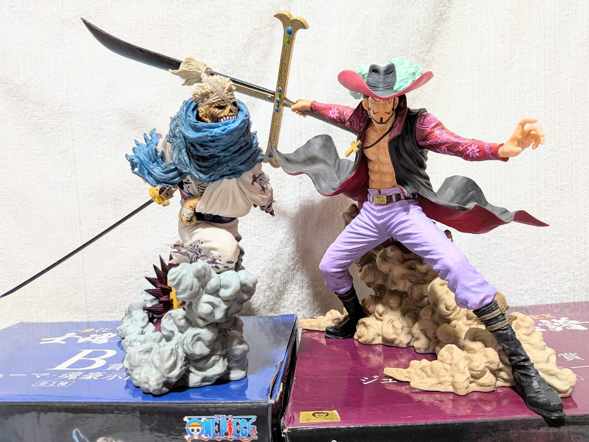 2体セット 一番くじ ONE PIECE ワンピース EX 士魂ノ系譜 ‐魂豪示像‐ B賞 リューマ C賞 ミホーク フィギュア拍卖