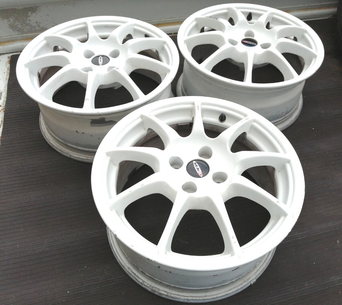 MAK 16インチ【16×7.0J 4-100 】ET:+35 ビッグキャリパー対応 3本です。拍卖