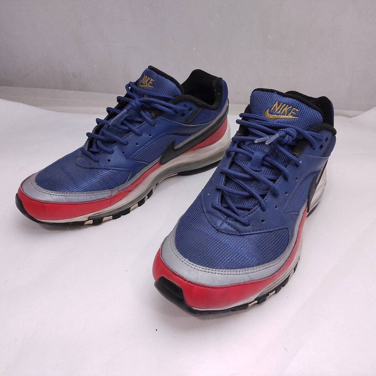 Y100608■NIKE ナイキ AIR MAX ローカット スニーカー 28cm A02406-400 ブルー ネイビー エアーマックス■拍卖