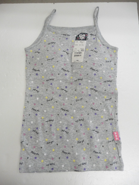 【KCM】jhk-141■新品未使用■Happy Plus■女児/ジュニア インナー キャミソール カップ付き サイズ:160■拍卖