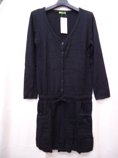 【KCM】autar-105-M■激安■【R.D.I】レディース ニット素材 オールインワン ブラック フリーサイズ拍卖