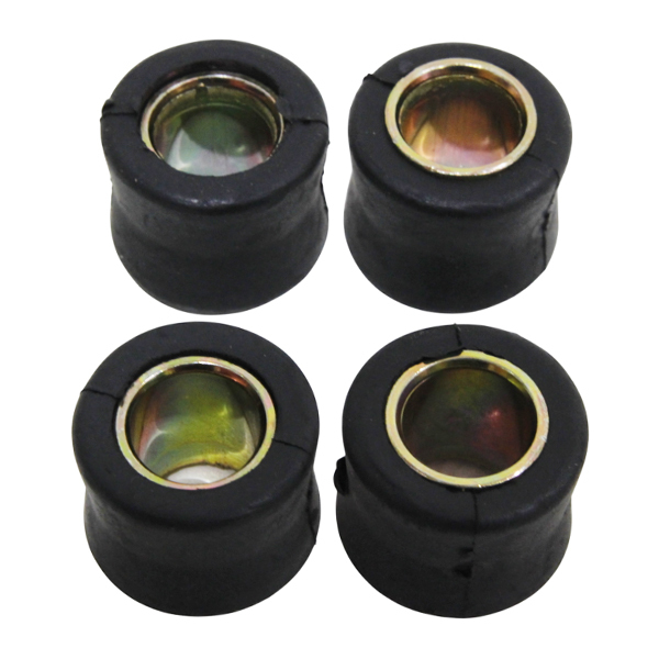 リアショックアブソーバー ブッシュ 4個 ブラック 黒 バイク リアショックブッシュ ラバー ゴム 外装24mm 厚み19mm 内径12mm リアサス拍卖