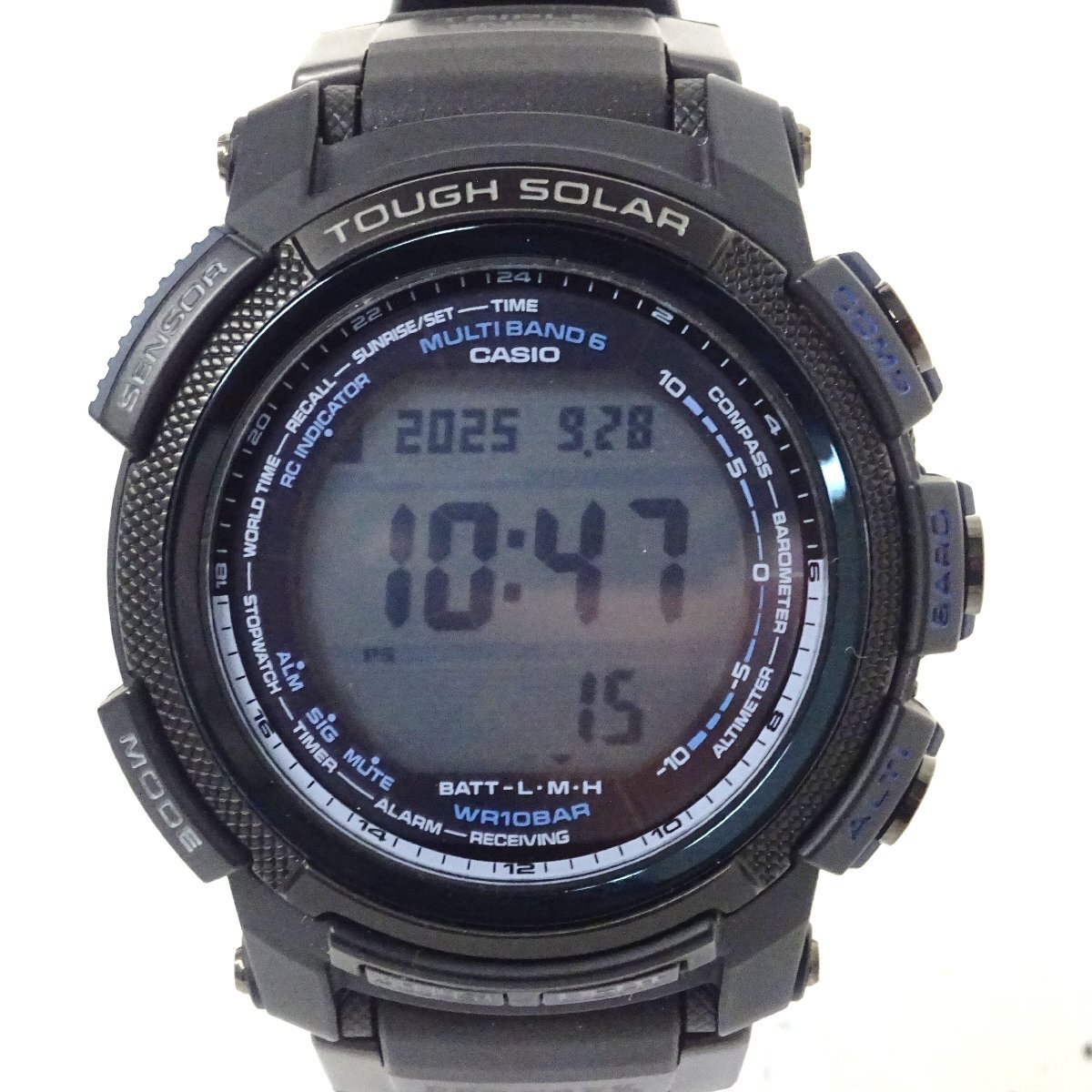 1円開始◆稼働◆ カシオ PRW-2000Y プロトレック デジタル ソーラー メンズ 腕時計 AC40104拍卖