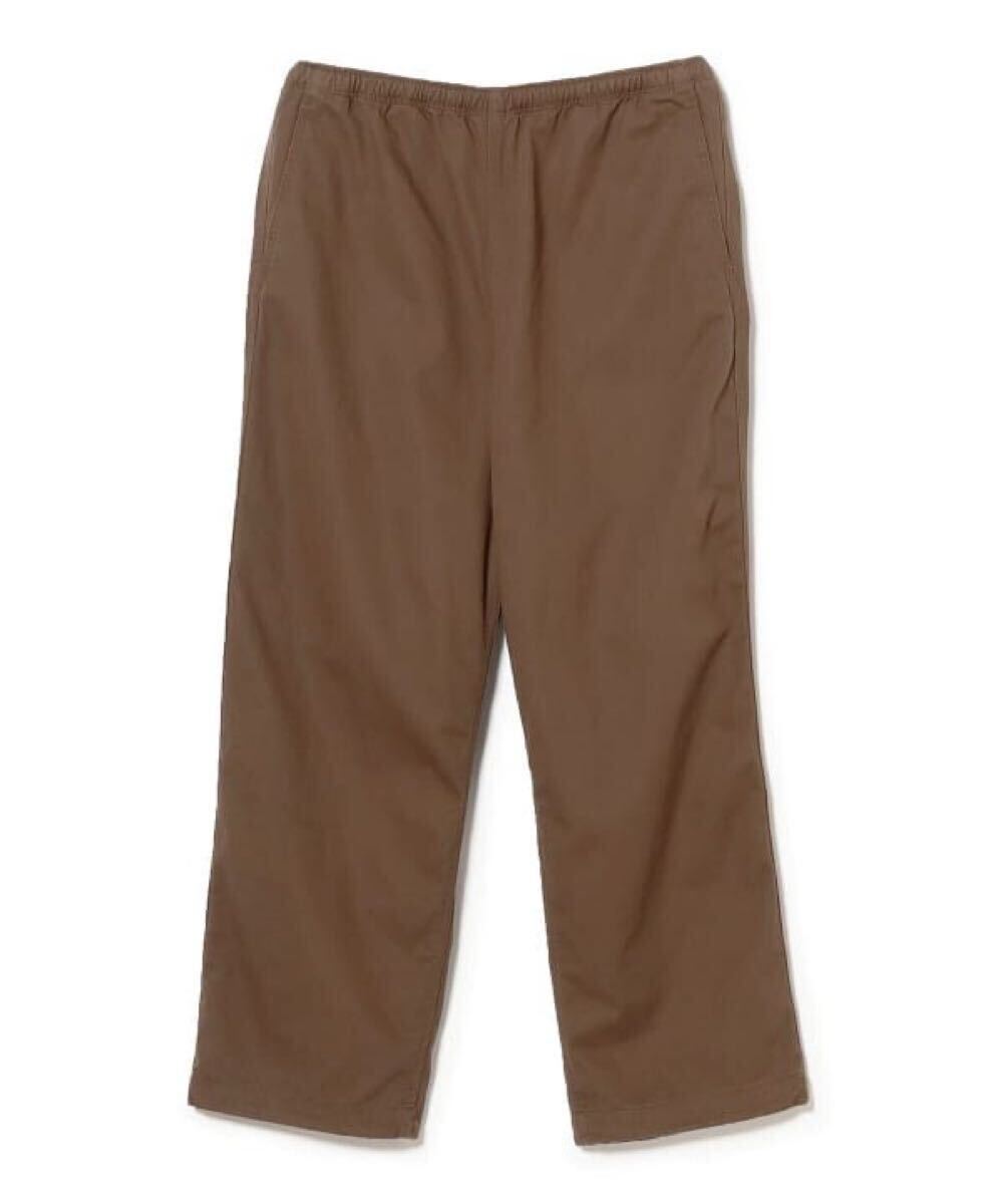 BEAMS ベーシックツイルイージーパンツ L ブラウン 未使用品拍卖