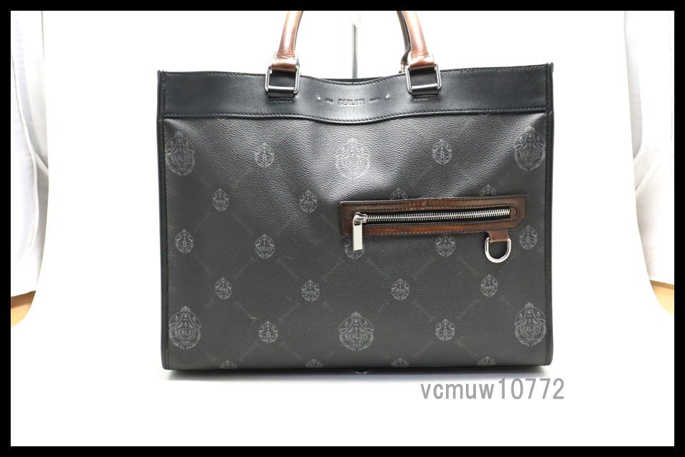 近年モデル希少美中古■BERLUTI ウリス スモール レザー 2way トートバッグ ベルルッティ■1023te628-8K拍卖