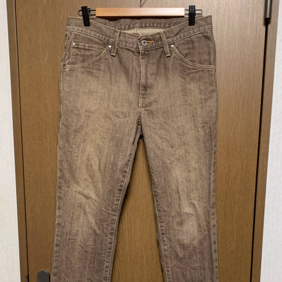 S(L82cm)【EDWIN|デニム】エドウィン 503NB ブラウン系 タイトフィット ジーンズ W30~W32拍卖