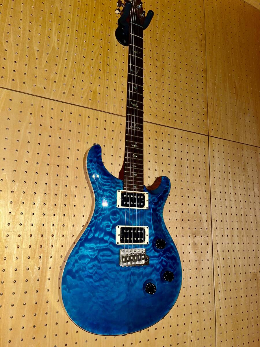 【1円出品】Paul Reed Smith(PRS) Custom24 Artist quilt Blue Matteo レア拍卖