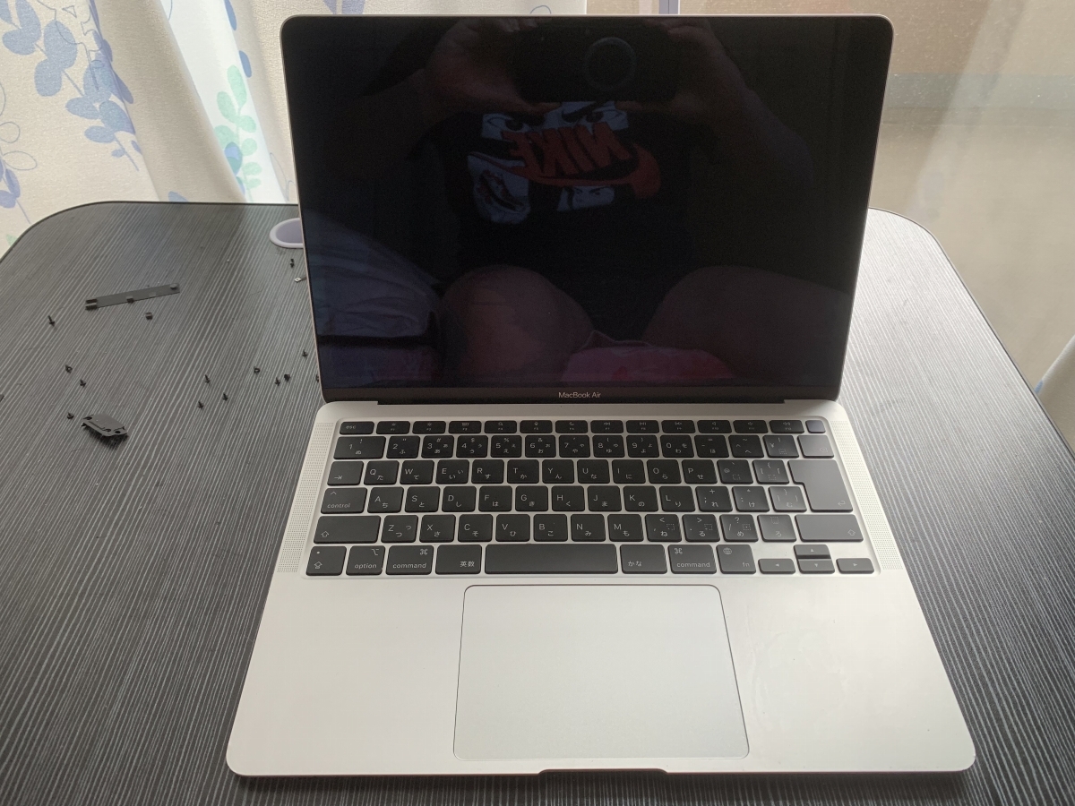 ジャンク バッテリー良好 Apple MacBook Air Retina A2337 2020 モデル M1/13.3インチ/8GB/PCI SSD 256GB拍卖