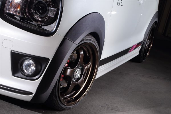 Spiegel シュピーゲル ワイドフェンダー9 シボ黒 アルトワークス HA36S ターボ拍卖