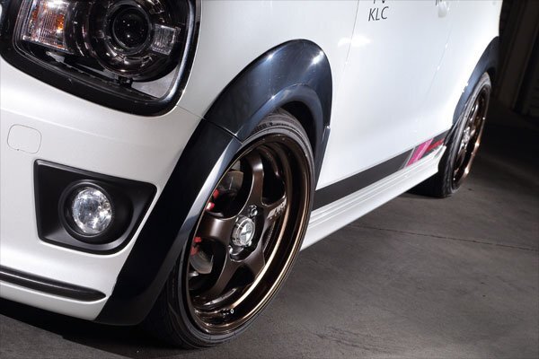 Spiegel シュピーゲル ワイドフェンダー9 未塗装(ブラック) アルトターボRS HA36S ターボ拍卖