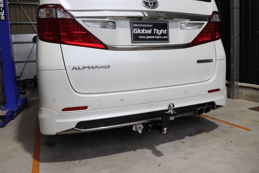 グローバルタイト ヒッチメンバー メインバー見えないタイプ アルファード DBA-ANH20W H20.5~ S モデリスタエアロ拍卖