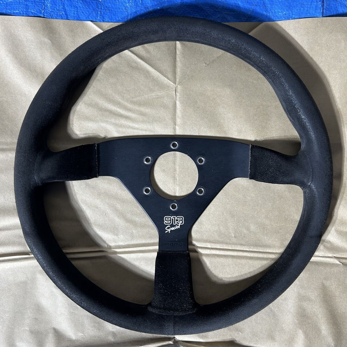 MOMO モモ 913 Special 3スポーク ステアリング IMPUL ホシノインパル インパル アルカンターラ GTR R32 R33 R34 当時物 激レア ナルディ拍卖