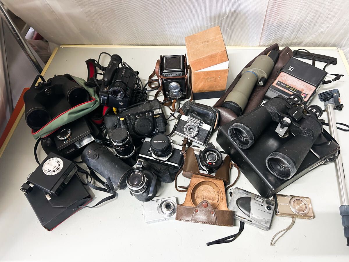カメラ まとめ売り ビデオカメラ レンズ 一眼レフ フィルムカメラ 双眼鏡 ジャンク OLYMPUS拍卖