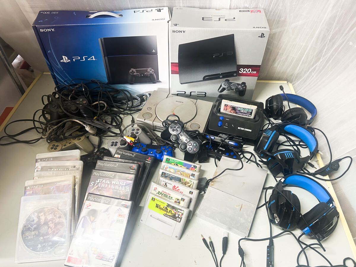 ゲーム まとめ売り Nintendo ゲーム機 スーパーファミコン ソフト PS3 PS4 SONY拍卖