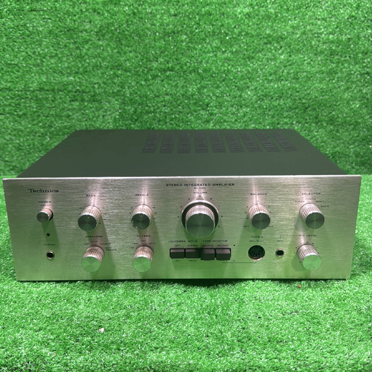 【ジャンク/要修理/電源ケーブル切断】Technics SU-3000 ステレオインテグレーテッドアンプ 本体のみ拍卖
