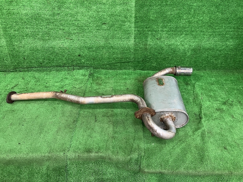 スズキ カプチーノ EA11R リアマフラー/メインマフラー 社外 カッター付 F6AT ターボ 2WD 5速MT 走行済み 現状販売拍卖