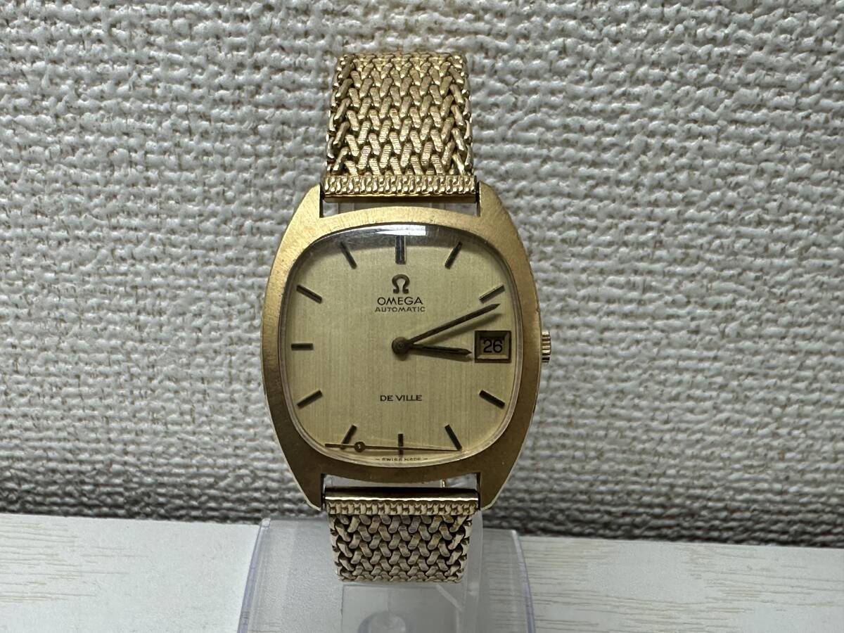 A0101 OMEGA オメガ DE VILLE デビル デイト オートマチック 自動巻き 腕時計 動作確認済み 難有り拍卖