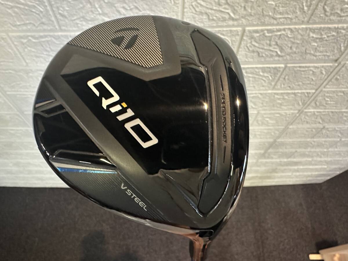 S4101 TaylorMade テーラーメイド Qi10 V STEEL 18° 5W フェアウェイウッド SPEEDER NX 50-S フレックスS シャフト カバー付き 美品拍卖