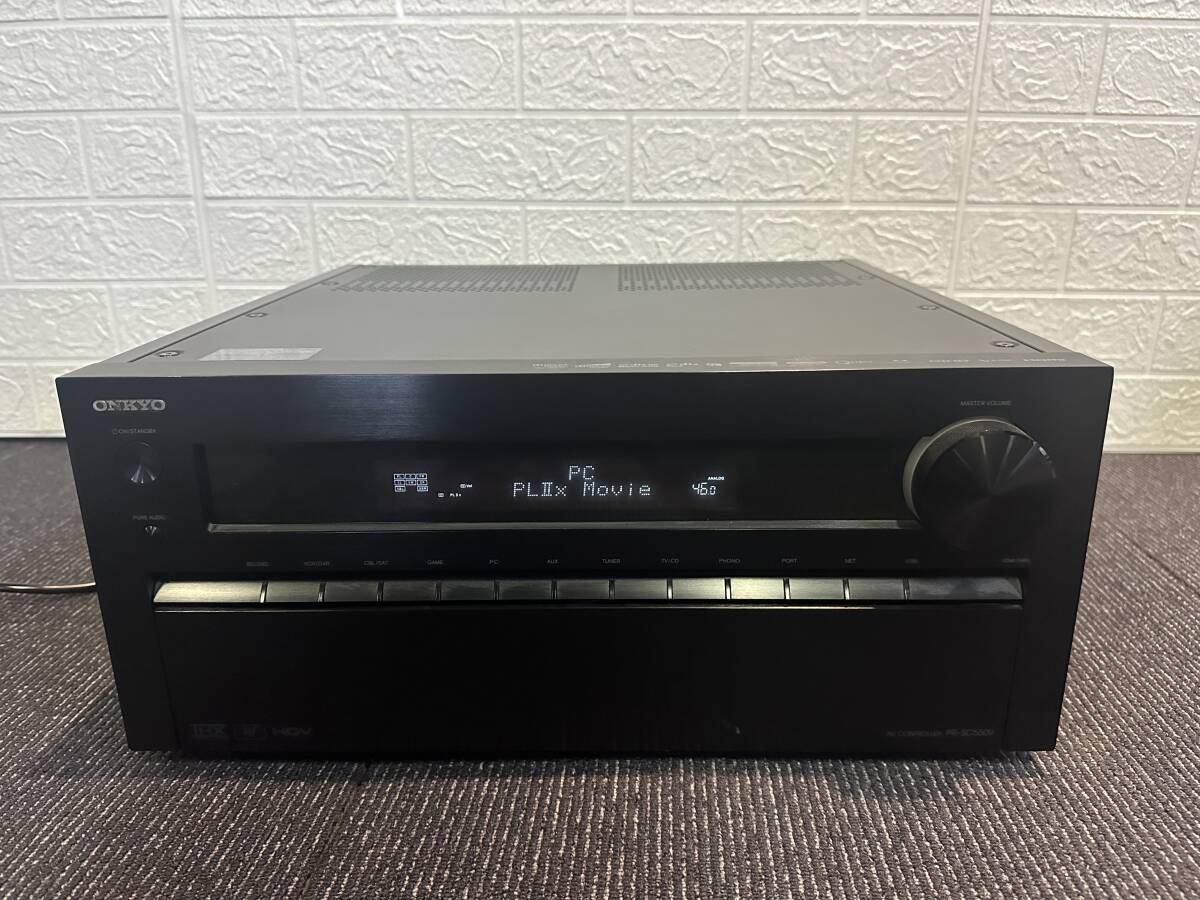 A5101 ONKYO オンキョー PR-SC5509 ハイエンドAVコントロールアンプ 通電のみ確認済み拍卖